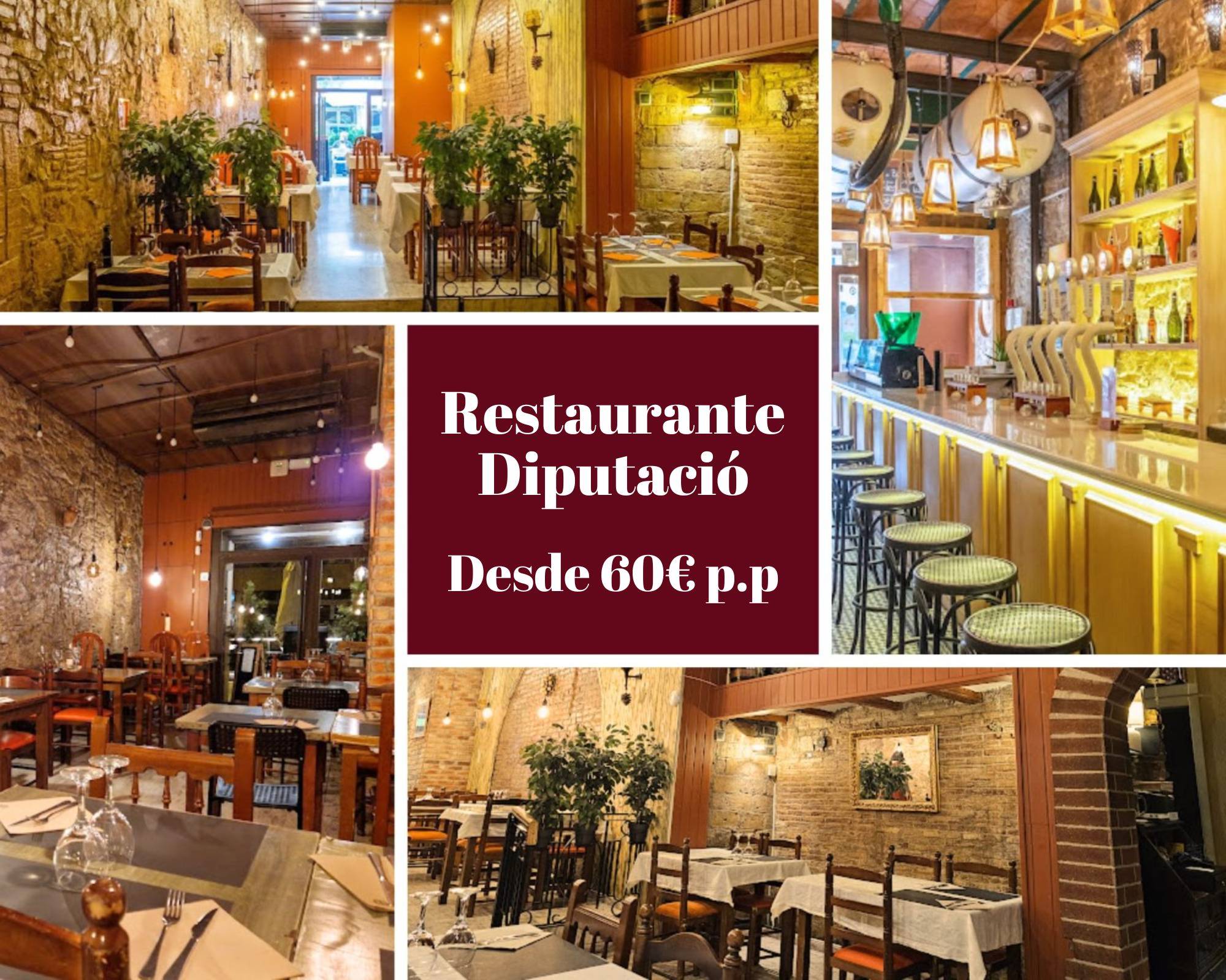 Restaurante Diputació | Cena Fin de Año 2024 | Nochevieja Barcelona