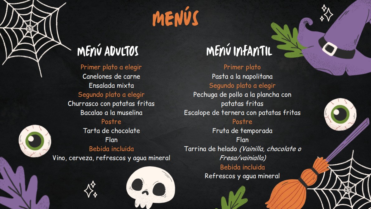 Comidas Halloween Barcelona | Enigmatium | Cenas Barcelona