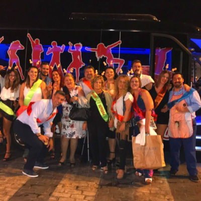 MiniDiscoBus Negro | Cenas Barcelona