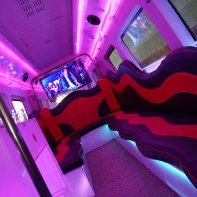 MiniDiscoBus Negro | Cenas Barcelona