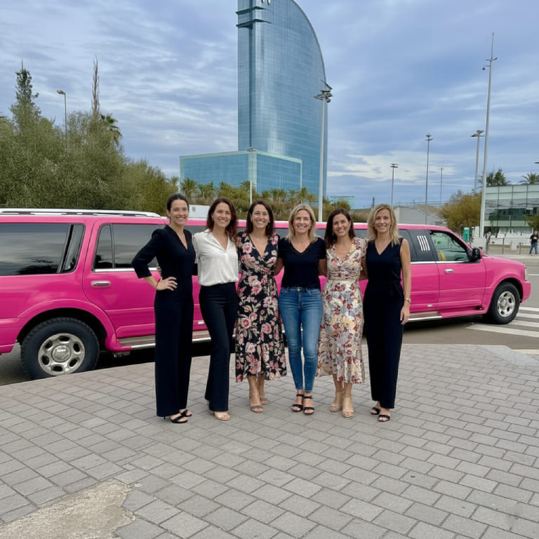 Hummer Navigator Rosa | Cenas Barcelona