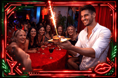 Cena con Stripper Boy | Restaurantes Originales | Cenas Barcelona
